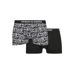 боксерки,мъжко,бельо,urban,classics,set,of,2,s,organic,boxers,black,(black)