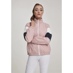 яке,дамски,якета,и,палта,urban,classics,3,tone,crinkle,jacket,pink,dark,navy,blue,white,(pink)