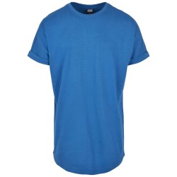 тениска,мъжки,тениски,urban,classics,long,shaped,turnup,tee,t,shirt,blue,(blue)