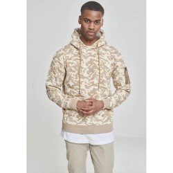 Блуза Urban classics Bomber sweatshirt - Beige (Beige Camouflage) блуза,мъжки,пуловери,urban,classics,bomber,sweatshirt,beige,(beige,camouflage)