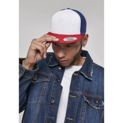 шапка,всички,шапки,flexfit,foam,with,white,front,cap,red,(red,white,blue,royal)