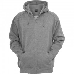 блуза,мъжки,пуловери,urban,classics,sweatshirt,zip,cotton,big,grey