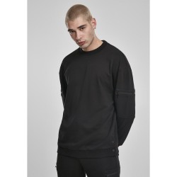 блуза,мъжки,пуловери,urban,classics,sweatshirt,training,terry,crew,black
