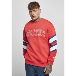 блуза,мъжки,пуловери,starter,black,label,starter,team,front,crew,sweatshirt,red,(red)