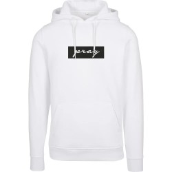 Тениска Mister tee Pray Boxlogo sweatshirt - White (White) тениска,мъжки,пуловери,mister,tee,pray,boxlogo,sweatshirt,white,(white)