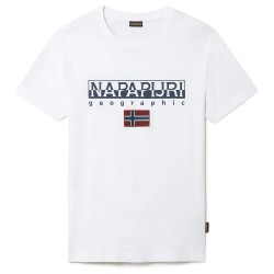 тениска,мъжки,тениски,napapijri,s,ayas,short,sleeve,t,shirt,bright,white,002,(white)
