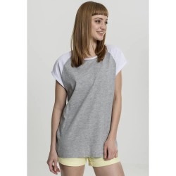 тениска,дамски,тениски,urban,classics,raglan,contract,big,short,sleeve,t,shirt,gray,white,(grey)