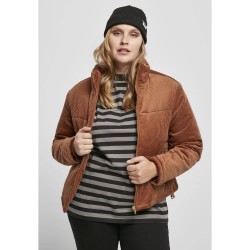 яке,дамски,якета,и,палта,urban,classics,corduroy,puffer,big,jacket,orange