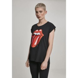 тениска,дамски,тениски,mc,clothes,rolling,tone,tongue,t,shirt,black,(black)