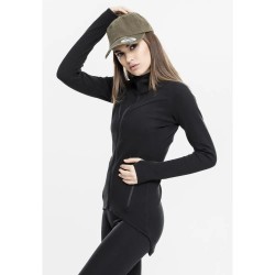 Блуза Urban classics Athletic Interlo sweatshirt - Black (Black) блуза,дамски,блузи,urban,classics,athletic,interlo,sweatshirt,black,(black)