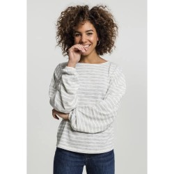блуза,дамски,пуловери,дамски,плетени,дрехи,urban,classics,oversize,sweater,grey,(gray,white)
