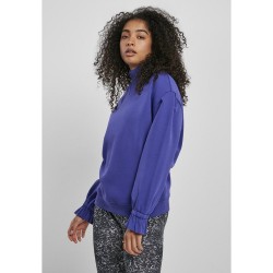 блуза,дамски,блузи,urban,classics,sweatshirt,turtleneck,crew,big,blue