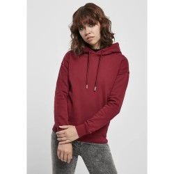 блуза,дамски,блузи,urban,classics,organic,sweatshirt,red,(bordeaux)