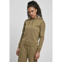 блуза,дамски,блузи,urban,classics,sweatshirt,olive,green,(green)