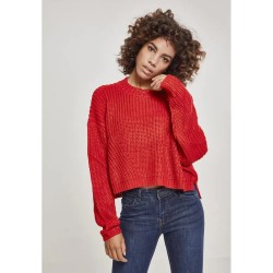 блуза,дамски,пуловери,дамски,плетени,дрехи,urban,classics,wide,oversized,sweater,red