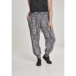 панталони,дамски,панталони,urban,classics,sarong,big,pants,black,white,(black)