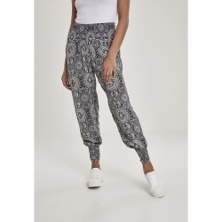 панталони,дамски,панталони,urban,classics,sarong,pants,black,white,(black)