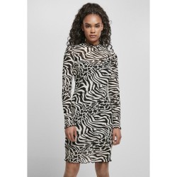 рокля,дамски,поли,и,рокли,urban,classics,aop,double,layer,dress,white