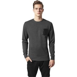 тениска,мъжки,тениски,urban,classics,contrat,pocket,t,shirt,brown,(dark,brown,black)
