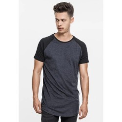 тениска,мъжки,тениски,urban,classics,shaped,raglan,long,t,shirt,brown,(marron,noir)