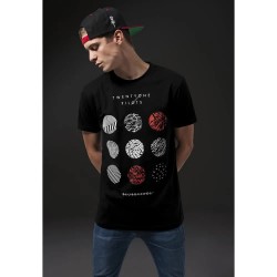 Тениска Mc clothes Twenty One Pilot Circle Big T-shirt - Black (Black) тениска,мъжки,тениски,mc,clothes,twenty,one,pilot,circle,big,t,shirt,black,(black)