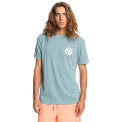 тениска,мъжки,тениски,quiksilver,promote,the,stoke,short,sleeve,t,shirt,sea,pine,(green)