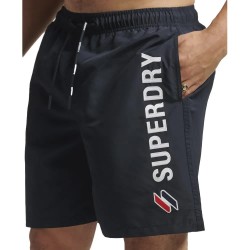 бански,гащета,мъжки,бански,костюми,superdry,code,applque,19inch,swimming,shorts,deep,navy,(black)
