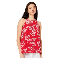 тениска,дамски,тениски,superdry,vintage,beach,sleeveless,t,shirt,floral,red,(red)