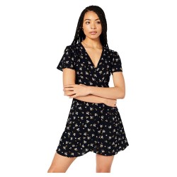 дамска,рокля,дамски,поли,и,рокли,superdry,vintage,mini,wrap,dress,blue