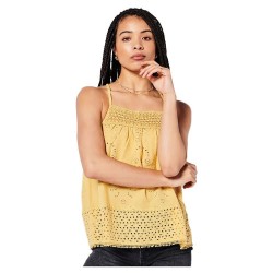 тениска,дамски,тениски,superdry,vintage,woven,lace,sleeveless,t,shirt,yellow,(lemon,yellow)