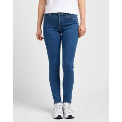дънки,дамски,панталони,lee,foreverfit,jeans,clean,riley,(blue)