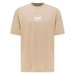 тениска,мъжки,тениски,lee,logo,loose,short,sleeve,t,shirt,clay,(green)