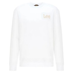 блуза,мъжки,пуловери,lee,wobbly,sweatshirt,bright,white,(white)