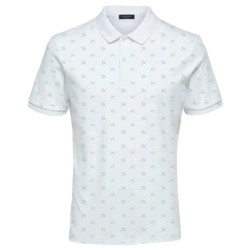 мъжки,блузи,с,яка,selected,paris,short,sleeve,polo,white,(white,mini,aop,dram,blue)