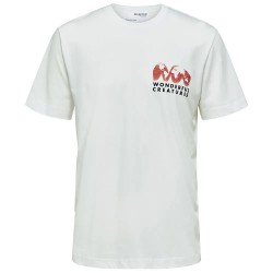 тениска,мъжки,тениски,selected,relaxed,joey,short,sleeve,t,shirt,white,(cloud,dancer,print,tucan)