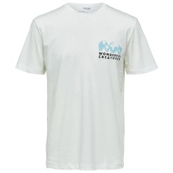 тениска,мъжки,тениски,selected,relaxed,joey,short,sleeve,t,shirt,white,alyssum,print,dolphin,(white)