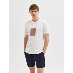 тениска,мъжки,тениски,selected,relaxed,rob,short,sleeve,t,shirt,white,alyssum,print,pink,print,(white)