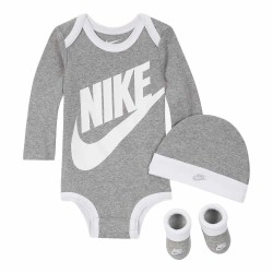Nike Futura Logo long sleeve set 3 units - Grey (Dk Grey Heather) детски,екипи,nike,futura,logo,long,sleeve,set,3,units,grey,(dk,grey,heather)
