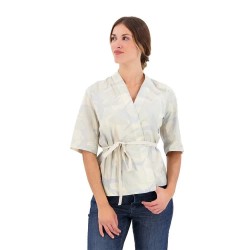 риза,с,къс,ръкав,дамски,блузи,дамски,ризи,g,star,etd,wrap,short,sleeve,shirt,beige,(whitebait,woodland,camo)