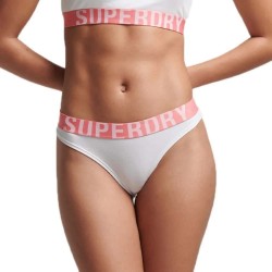 дамско,бельо,дамски,бикини,и,танкини,superdry,large,logo,nh,panties,white,pink,(white,fluro,coral)