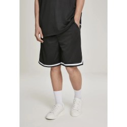 Къси панталони Urban classics Premium Stripe Mesh shorts - Black (Black) къси,панталони,мъжки,панталони,дамски,панталони,urban,classics,premium,stripe,mesh,shorts,black,(black)