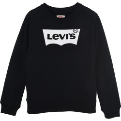 блуза,детски,блузи,levi´s,®,batwing,crewneck,sweatshirt,black,(black)