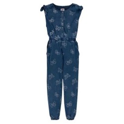 Гащеризон Levi´s ® Knit Denim Butterfly jumpsuit - Blue (Stop Calling Me) гащеризон,детски,облекла,за,момичета,levi´s,®,knit denim butterfly,jumpsuit,blue,(stop,calling,me)