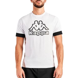 тениска,мъжки,тениски,kappa,dlot,short,sleeve,t,shirt,white,black,(white)