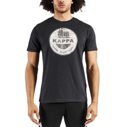 тениска,мъжки,тениски,kappa,tiscout,bar,short,sleeve,t,shirt,grey,(blue,dark)