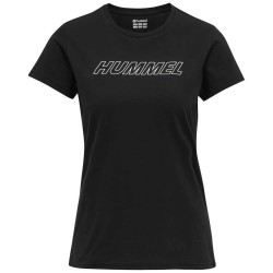 тениска,дамски,тениски,hummel,cali,cotton,short,sleeve,t,shirt,black,(black)