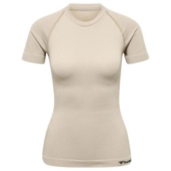 тениска,дамски,тениски,hummel,cleaa,seamless,short,sleeve,t,shirt,chateau,gray,(beige)
