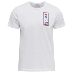 тениска,мъжки,тениски,hummel,combi,short,sleeve,t,shirt,white,red,navy,(white)
