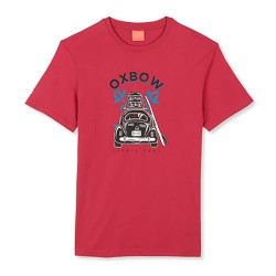 тениска,мъжки,тениски,oxbow,tamiso,short,sleeve,t,shirt,red,(grenade)