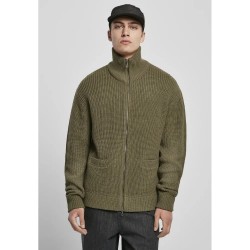Блуза Urban classics Sweater - Green (Olive Green) блуза,мъжки,пуловери,дамски,пуловери,urban,classics,sweater,green,(olive,green)